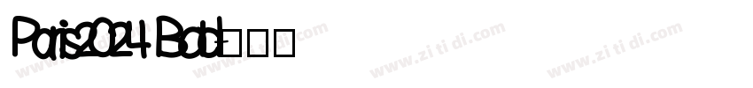 Paris2024 Bold字体转换